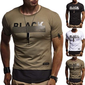 2019-New-Men-039-s-Short-Sleeve-Fitness-O-Neck-Gym-Muscle-Bodybuilding-T-shirt-Tee