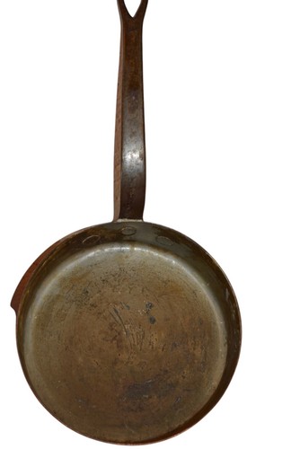 antica pentola con coperchio in rame epoca primi '800 - Imagen 3 de 7