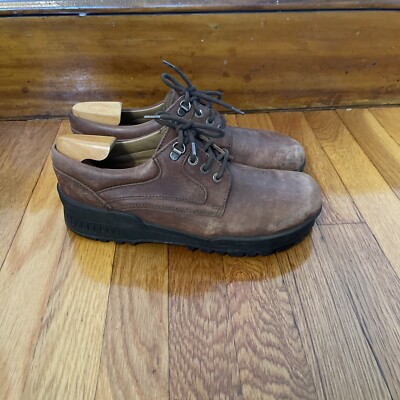 Birkenstock Footprints Brown Leather LaceUp Shoes EU 41 US 8–8.5 Made In Germany Footprints by Birkenstock Mens 41 Brown Leather Lace Up  main image 2