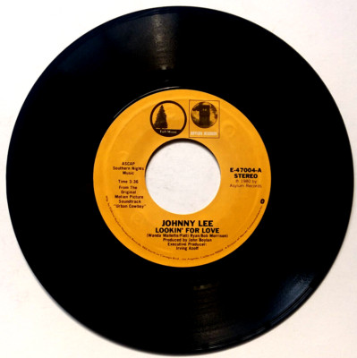 EAGLES - Lookin' For Love / Lyin' Eyes - Johnny Lee - Vinyl 45rpm 1980 E-47004