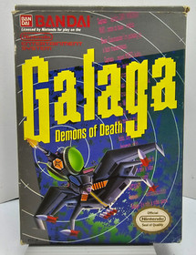 Galaga: Demons of Death (Nintendo Entertainment System NES, 1988) Completo CIB