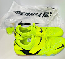 Nike Pole Vault Elite Track Spikes Barely Volt Men's Size 12 DR9926-700 NEW