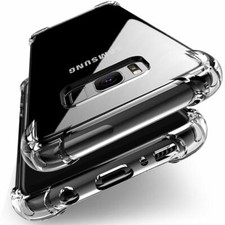 For Samsung Galaxy S24 S23 S22 S21 S20 Shockproof Clear Back Soft TPU Case Cover