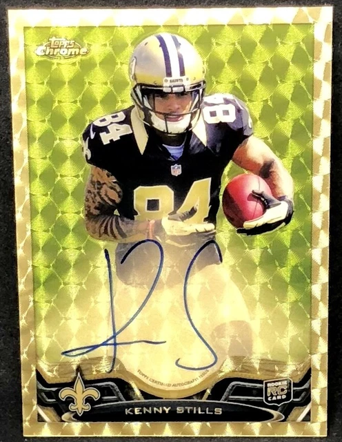 KENNY STILLS 2013 Topps Chrome #194 GOLD SUPERFRACTOR AUTO RC ROOKIE TRUE #1/1 !