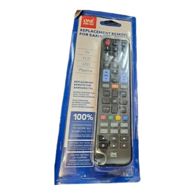 One for All Replacement Remote Control for Samsung TV New Opened Package