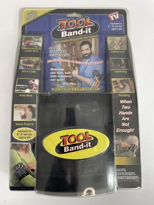 NEW TOOL BAND-IT! ADJUSTABLE MAGNETIC ARM BAND! AS SEEN ON TV!