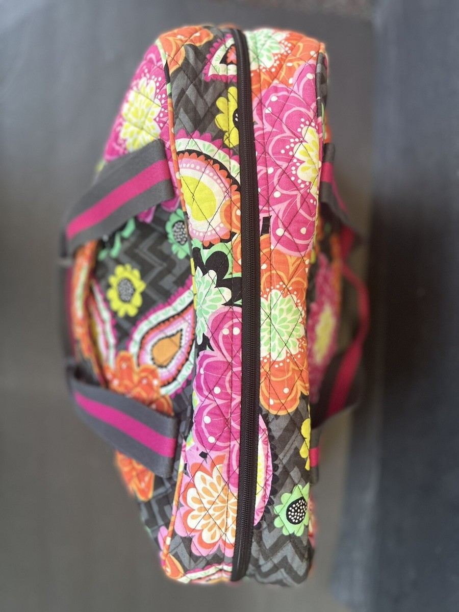VERA BRADLEY ZIGGY ZINNIA MEDIUM TRAVEL WEEKENDER BAG PINK  display picture 1