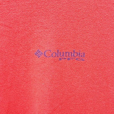 Columbia PFG Performance Fishing Gear T-Shirts Men's Size Small Red Graphic