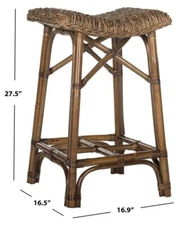 Safavieh RAMIRO STOOL, Reduced Price 2172752120 SEA7011A