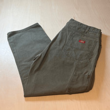 Dickies Straight Carpenter Denim Jeans Men's Size 420X30 Green