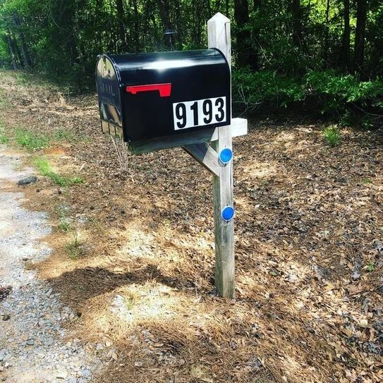 GIBRALTAR JUMBO POST MOUNT MAILBOX Galvanized Steel Extra Large Rural Mail Box