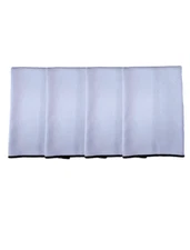 4 Piece Sublimation Blank Poly Black Trim Waffle Weave Towels 16 x 24 wafblk-4