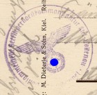 2. WK. *Seefliegerhorst Kommandantur Kiel Holtenau* Stpl. a. AK KIEL Sartori-Kai