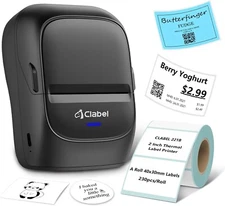 Portable Thermal Label Printer: 221B Bluetooth Barcode Printer 2 Inch Wireles...