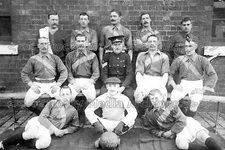 kvv-44 Warwickshire Regiment Football, Whittington Barracks 1908-9. Photo