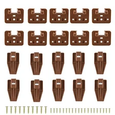 10Sets Drawer Slides and Guides Drawer Replacement Part Undermount Drawer Slides