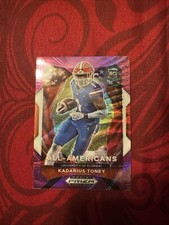 2021 Panini Prizm Draft Picks Purple Wave - All-American #195 Kadarius Toney RC