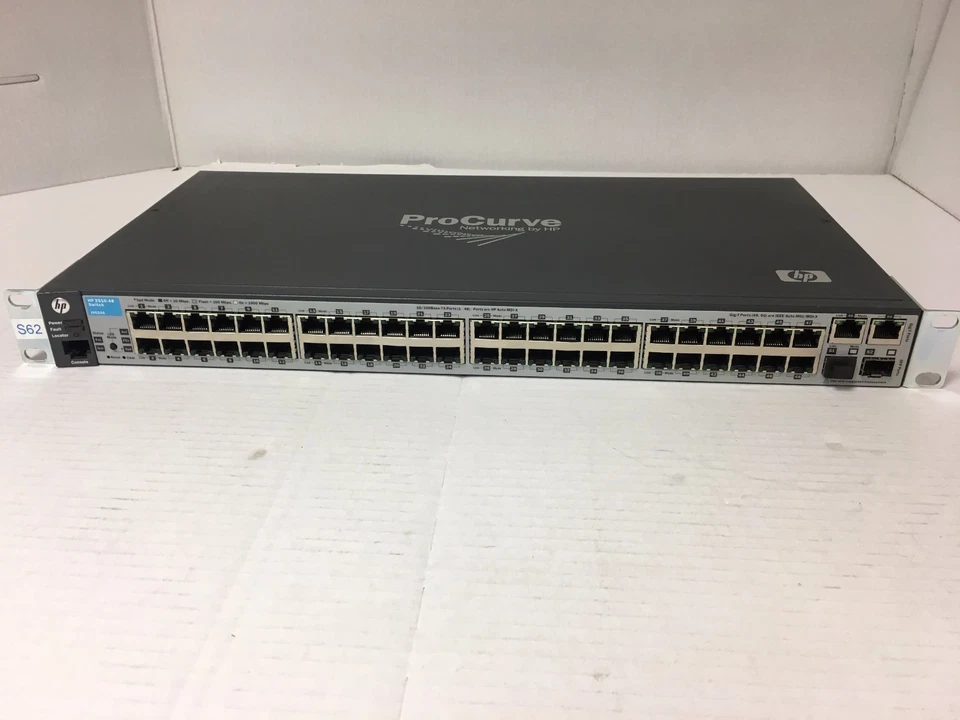 HP ProCurve Switch 2510-48 J9020A 48 Port 10100 Managed L2 Switch With Bracket - Image 2 of 4