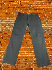 SPOKE SIZE W34 L29 CHARCOAL CHINO TROUSERS BUILD B STRAIGHT WORK MEN 34X29 SHORT