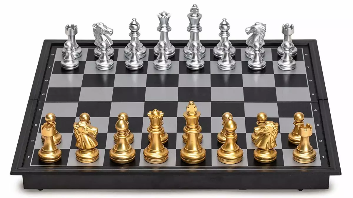  ColorGo Magnetic Travel Chess Set, Portable Mini Chess