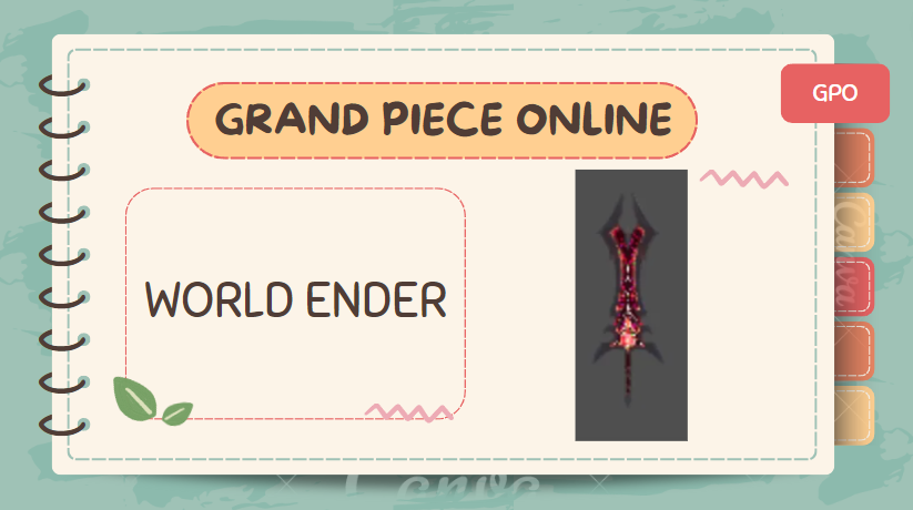 World ender GPO | Grand Piece Online Fast Delivery