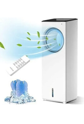3-in-1 Portable Evaporative Air Cooler Quiet Bladeless Fan Water