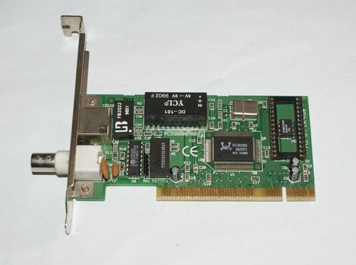 Realtek RTL8029AS PCI BNC/Ethernet Network Card - Picture 1 of 3
