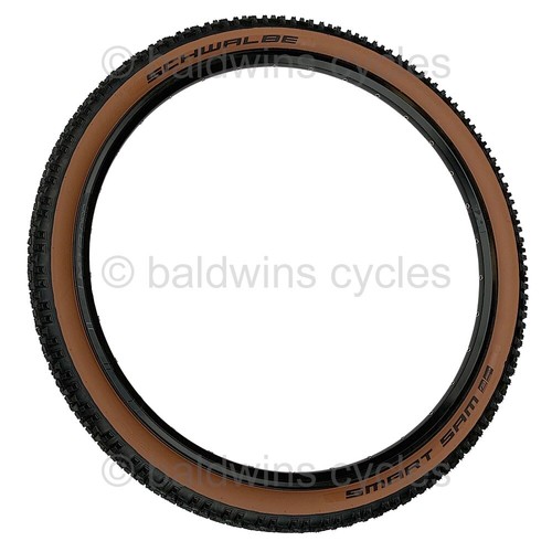 PAIR Schwalbe SMART SAM CLASSIC 29 x 2.25 Bronze Wall Mountain Bike TYRES - Picture 2 of 11