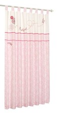 Forever Friends Tab Top Curtain Pair Beautiful Pink 
