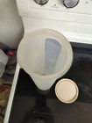 VTG Tupperware Shear Modular Mate Round Spaghetti Keeper Pink Lid — photo 5