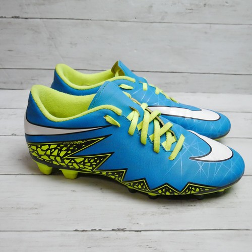 NIKE Hypervenom Phade II FG Womens 8.5 US Blue Lagoon Soccer Cleats 744944-400 - Picture 2 of 8