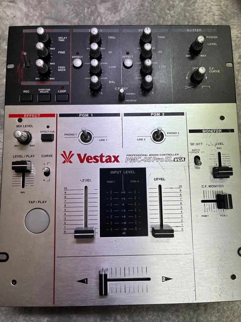 【美品】VESTAX DJミキサー PMC-05PROSL VCA