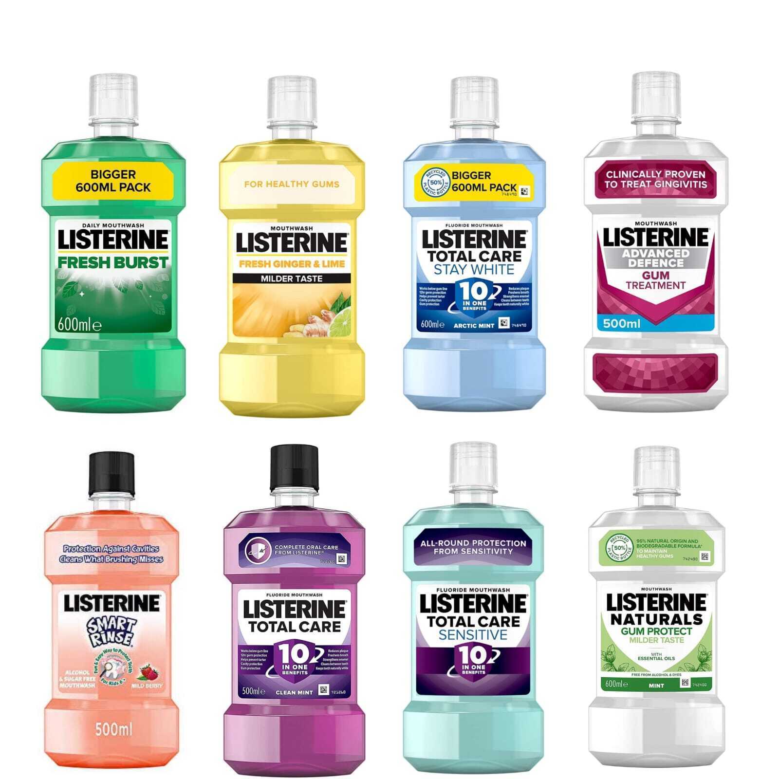 Listerine Advanced Defence Gum Treatment Mouthwash, 500 ml eBay