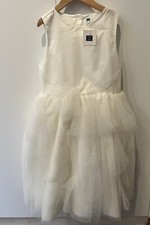 NWT Janie And Jack Ivory Tulle Special Occasion Dress Size 12