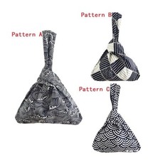 Femme nœud SAC DRAGONNE POIGNET poche japonais art Vague portable sacs à main