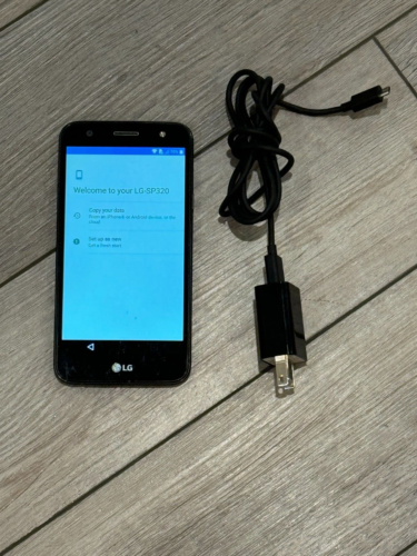 Smartphone Android LG X Charge SP320 grigio Sprint 16 GB buone condizioni - Foto 1 di 3