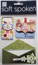 me & my BIG ideas Soft Spoken Embellishments - NEST - ENCLOSURE - 3 pcs