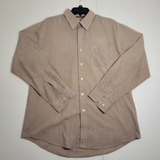 VAN HEUSEN Classic Fit Button Down Shirt Men's Size L 16-16 1/2 Multicolor Check