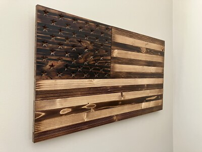 Wooden American Flag