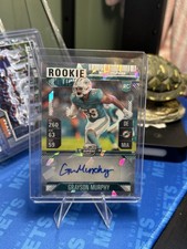 2024 Panini Optic Rookie Ticket Autograph Grayson Murphy Numbered 14/22 Dolphins