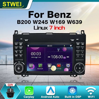 7'' Display Für Mercedes-Benz A/B-Klasse W245 W169 Android Auto Autoradio Carplay