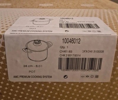 Amc Kochtopf-Premium Cooking System 8 liter 24 cm -Neu-Rarität!! - Bild 1 von 4