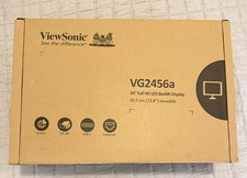 ViewSonic VG2456a 24" FHD 1080p LED 60Hz Monitor USB-C HDMI DP Speakers
