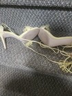 STEVE MADDEN SASSEY 10 LEATHER YELLOW TIE UP ANKLE HEELS — photo 7