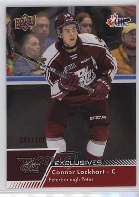 2022-23 Upper Deck CHL Exclusives 93/100 Connor Lockhart #254 8tn