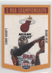 2012-13 Panini Past & Present Winning Touch Banners LeBron James #18