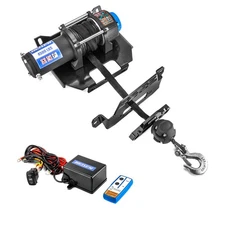 UTV 4500lb Electric Winch Mount Kit For Polaris 14-19 RZR XP 1000/15-19 RZR 900