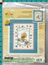Witzy™ Birth Announcement ©1999 Janlynn Little Suzy's Zoo™ Counted XStitch38-172
