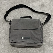 ThinkGeek Messenger Bag of Holding Board Games Gamer Gray Read