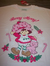 STRAWBERRY SHORTCAKE BERRY MERRY CHRISTMAS T-Shirt MENS LARGE NEW w/ TAG